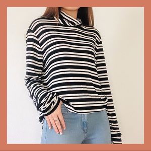 Stripe Turtleneck